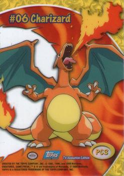 2000 Topps Pokemon TV Animation Edition Series 2 - Clear #PC3 Charizard Back