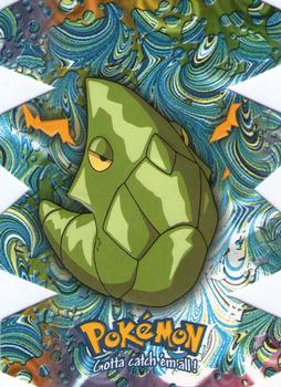 2000 Topps Pokemon TV Animation Edition Series 2 - Die Cut Embossed #EV2 Metapod Front