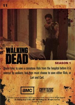 2011 Cryptozoic The Walking Dead Season 1 #11 Fateful Decision Back