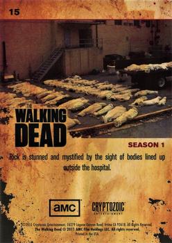 2011 Cryptozoic The Walking Dead Season 1 #15 Carnage! Back