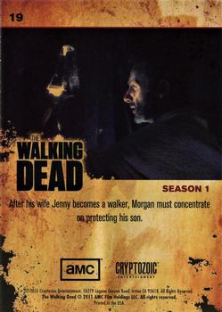 2011 Cryptozoic The Walking Dead Season 1 #19 Morgan, Protective Father Back