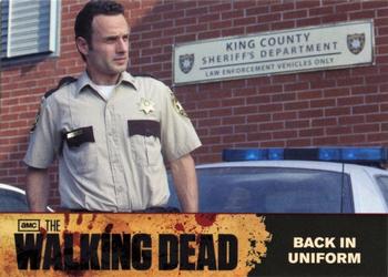 2011 Cryptozoic The Walking Dead Season 1 #22 Back in Uniform Front
