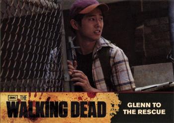 2011 Cryptozoic The Walking Dead Season 1 #30 Glenn to the Rescue Front