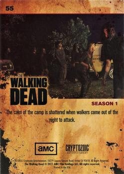 2011 Cryptozoic The Walking Dead Season 1 #55 Invasion Back