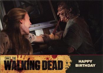 2011 Cryptozoic The Walking Dead Season 1 #56 Happy Birthday Front