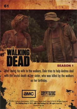 2011 Cryptozoic The Walking Dead Season 1 #61 Laying Amy to Rest Back
