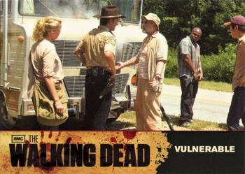 2011 Cryptozoic The Walking Dead Season 1 #64 Vulnerable Front