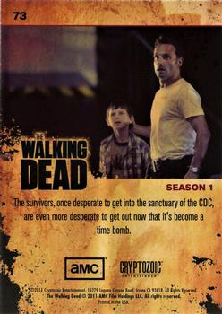 2011 Cryptozoic The Walking Dead Season 1 #73 We're Out of Here Back