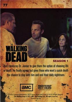 2011 Cryptozoic The Walking Dead Season 1 #77 An Open Door Back