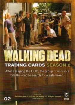 2012 Cryptozoic Walking Dead Season 2 #02 On the Road Back
