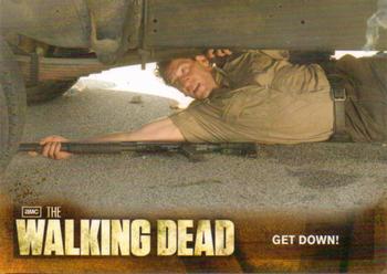 2012 Cryptozoic Walking Dead Season 2 #10 Get Down! Front