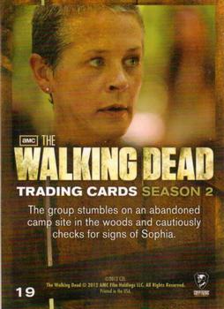 2012 Cryptozoic Walking Dead Season 2 #19 Opted Out Back