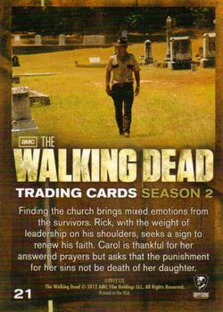 2012 Cryptozoic Walking Dead Season 2 #21 Faith Back