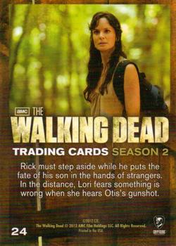 2012 Cryptozoic Walking Dead Season 2 #24 Solace from a Friend Back