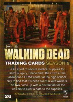 2012 Cryptozoic Walking Dead Season 2 #26 Saving Carl Back