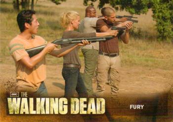 2012 Cryptozoic Walking Dead Season 2 #50 Fury Front