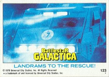 1978 Topps Battlestar Galactica #123 Landrams to the Rescue! Front