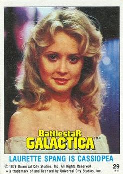 1978 Topps Battlestar Galactica #29 Laurette Spang Is Cassiopea Front