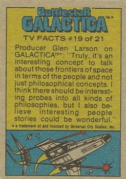 1978 Topps Battlestar Galactica #54 Lotay, Queen of the Ovions Back