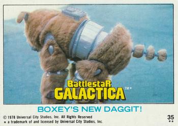 1978 Topps Battlestar Galactica #35 Boxey's New Daggit! Front