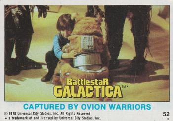 1978 Topps Battlestar Galactica #52 Captured By Ovion Warriors Front