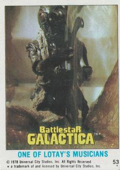 1978 Topps Battlestar Galactica #53 One of Lotay's Musicians Front