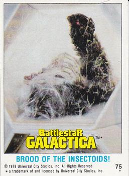 1978 Topps Battlestar Galactica #75 Brood of the Insectoids! Front