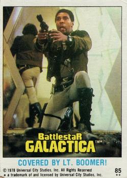 1978 Topps Battlestar Galactica #85 Covered By Lt. Boomer! Front