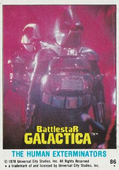 1978 Topps Battlestar Galactica #86 The Human Exterminators Front