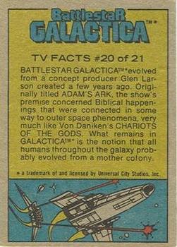 1978 Topps Battlestar Galactica #111 The Cylon Supreme Star Force Back