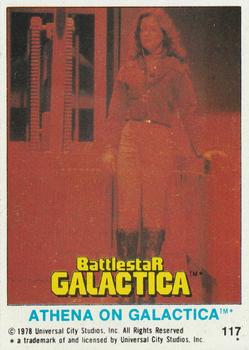 1978 Topps Battlestar Galactica #117 Athena on Galactica Front