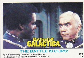 1978 Topps Battlestar Galactica #124 The Battle Is Ours! Front