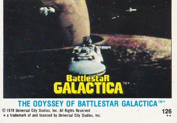 1978 Topps Battlestar Galactica #126 The Odyssey of Battlestar Galactica Front