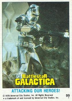1978 Topps Battlestar Galactica #99 Attacking Our Heroes! Front