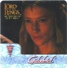 2002 Artbox Lord of the Rings Action Flipz #11 The Lady Galadriel is the Elven Queen of Lothlorien and Front