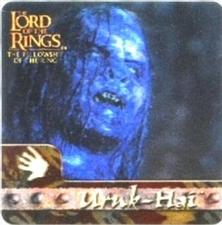 2002 Artbox Lord of the Rings Action Flipz #20 The Uruk-Hai are a formidable creation. Bred by Saruman Front