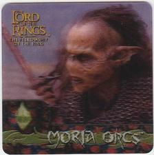 2002 Artbox Lord of the Rings Action Flipz #48 Moria, the ancient city beneath the Misty Mountains, ... Front