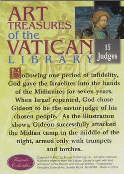 1997 Keepsake Collectibles Art Treasures of the Vatican #15 Gideon Back