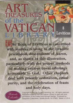 1997 Keepsake Collectibles Art Treasures of the Vatican #8 Burnt Offerings Back