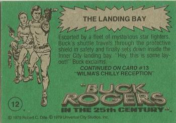 1979 Topps Buck Rogers #12 The Landing Bay Back