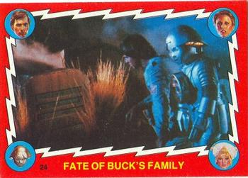 1979 Topps Buck Rogers #24 Fate of Buck's Family Front