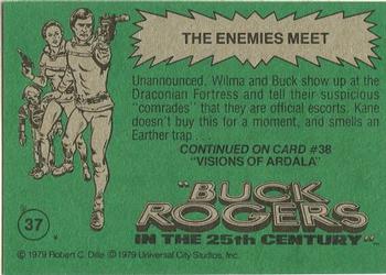 1979 Topps Buck Rogers #37 The Enemies Meet Back