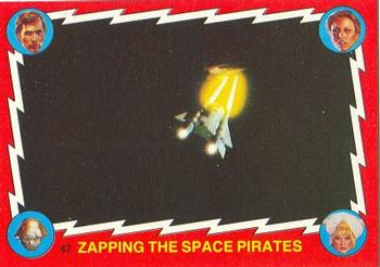 1979 Topps Buck Rogers #47 Zapping the Space Pirates Front