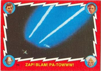 1979 Topps Buck Rogers #70 Zap! Blam! Pa-Towww! Front