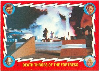 1979 Topps Buck Rogers #71 Death Throes of the Fortress Front