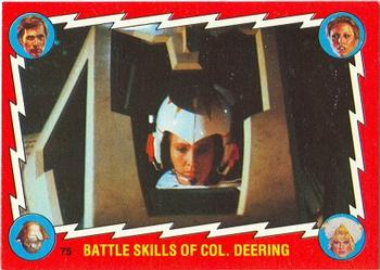 1979 Topps Buck Rogers #75 Battle Skills of Col. Deering Front