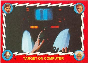 1979 Topps Buck Rogers #76 Target on Computer Front