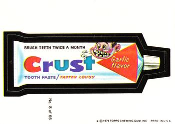 1979 Topps Wacky Packages (1st Series Rerun) #8 Crust Front