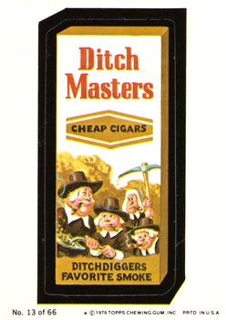 1979 Topps Wacky Packages (1st Series Rerun) #13 Ditch Masters Front