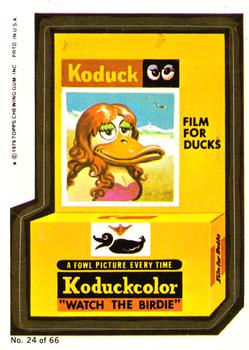 1979 Topps Wacky Packages (1st Series Rerun) #24 Koduck Front